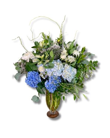 Bountiful in Blue Flower Arrangement