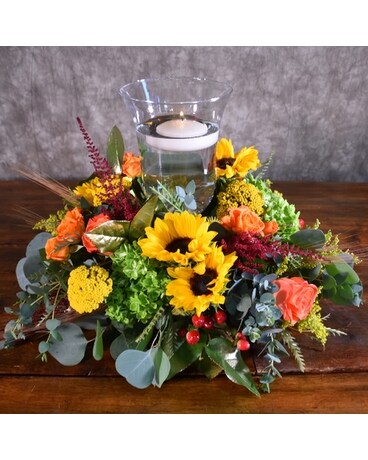 Harvest Glow Flower Arrangement