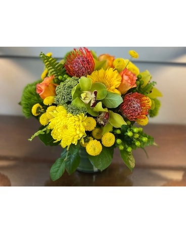 Almost Tropical Flower Arrangement