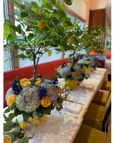 Let's make Lemonade Flower Arrangement