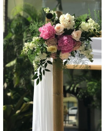 Wedding Ceremony Flowers Delivery Juno Beach Fl Nancy S Peony Corner Arrangement