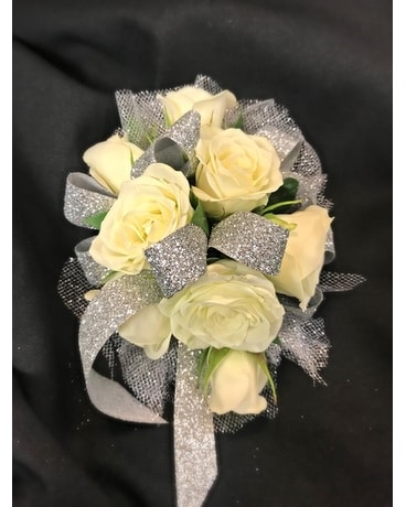 Silver Sparkle Corsage