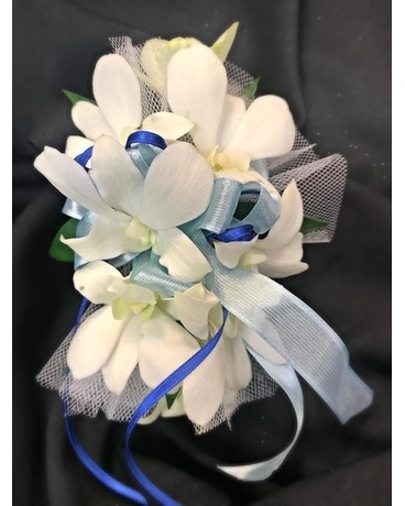 Blue Hues Corsage