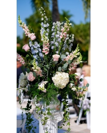 Pink Garden Flower Arrangement