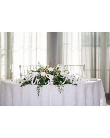 Sweetheart Table Wedding Arrangement