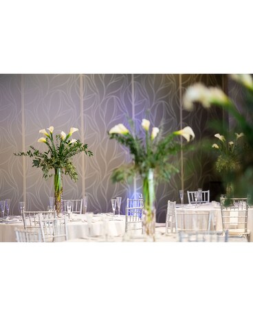 Elegant Calla Lilies Wedding Arrangement
