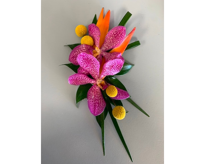 Bandeau (headband) Pour Fille - Marque I LOVE GORGEOUS - Couleur Rose Corail/jaune - Porté Une Fois