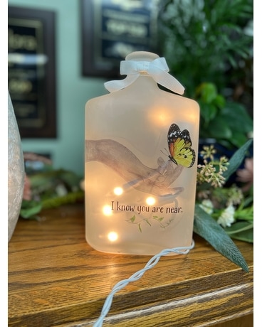 Lighted Butterfly sympathy bottle Gifts