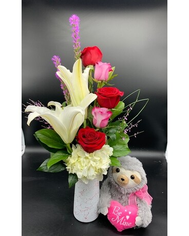 Swirls of Love Flower Arrangement