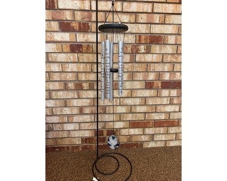 Sympathy wind chime with stand Gifts
