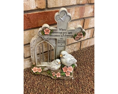 Dove cross with wind chime Gifts
