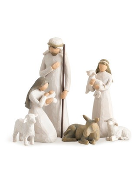 Nativity - 6 pcs size,  inches height and  inches wide.