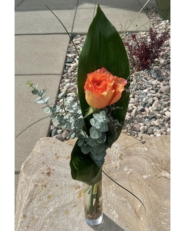 Single Rose Flower Arrangement
