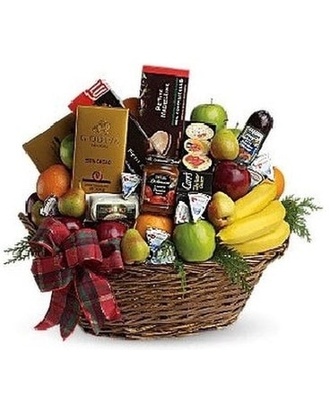 The Ultimate Christmas Basket Basket Arrangement