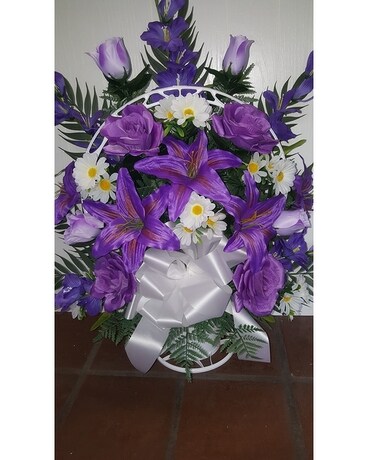 SILK BASKET Specialty Arrangement