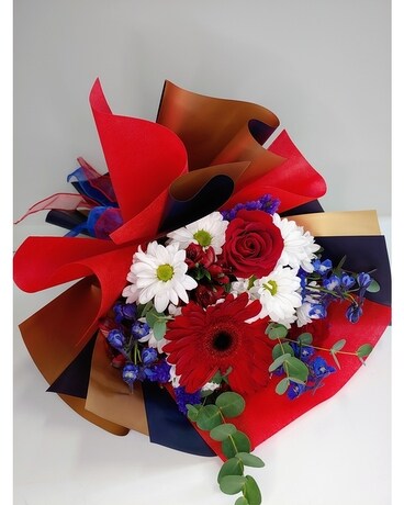 South Salem High School Wrapped Bouquet Bouquet
