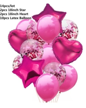 Magenta Balloon Bouquet Balloon Bouquet