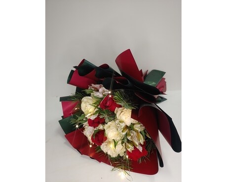 Christmas Korean Wrapped Bouquet Bouquet