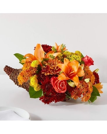 Fall Cornucopia Centerpiece