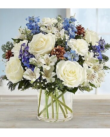 Hanukkah Snow Flower Arrangement