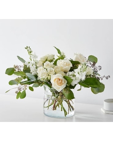 Fresh Linen Bouquet Flower Arrangement