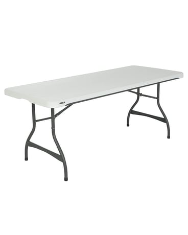 6’ Rectangle Banquet Table Flower Arrangement