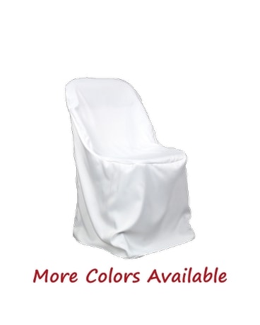 Linen Folding Chair Cover Flower Arrangement