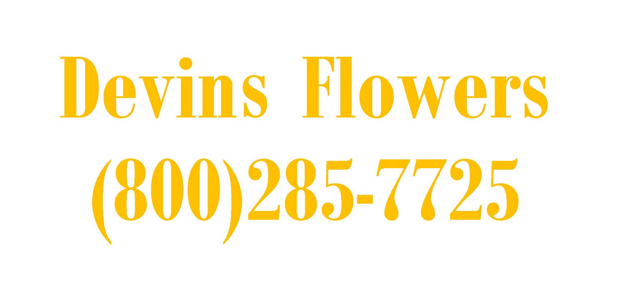 Devins Flowers - Logo