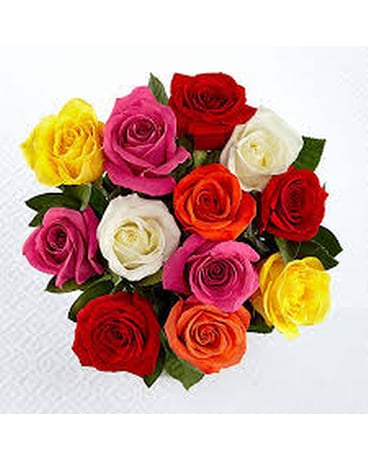 Mixed Dozen Roses in Orangeburg SC - Devins Flowers