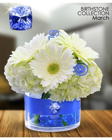 MARCH BIRTHSTONE COLLECTION Flower Arrangement