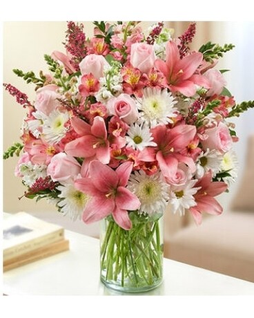 Pink and White Arrangement