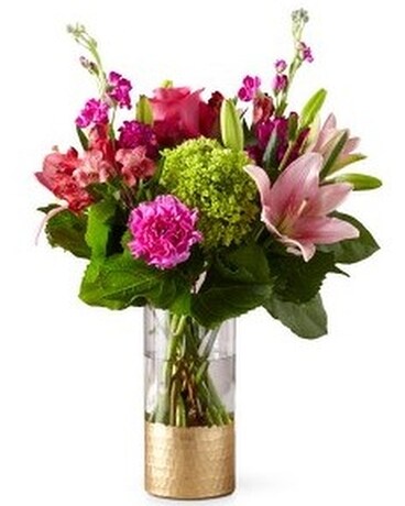 Blushing Beauty Bouquet by Agnew Florist Flower Arrangement
