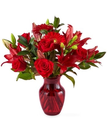 Burnin' Love Bouquet from Agnew Florist Flower Arrangement