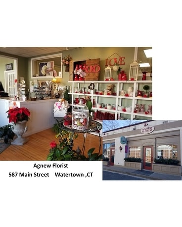 Agnew Florist Watertown Store Flower Arrangement