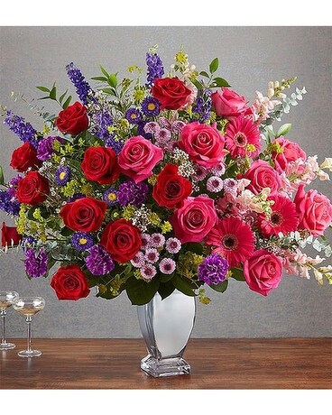 Rose Rhapsody Flower Arrangement