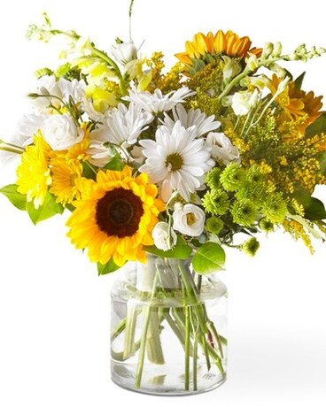 Hello Sunshine Bouquet by Agnew Florist Flower Arrangement