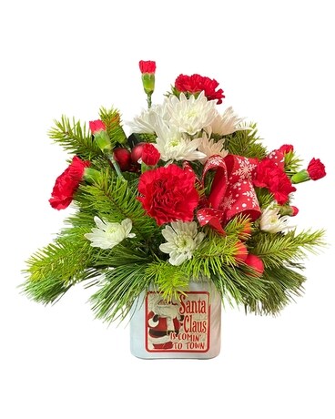 Let It Snow Flower Arrangement