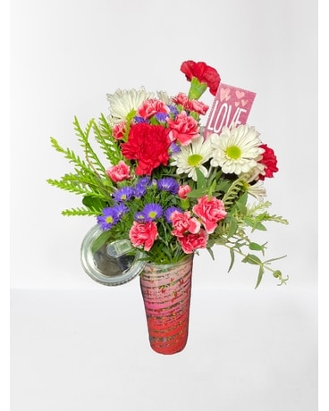 The Sip of Love Flower Arrangement
