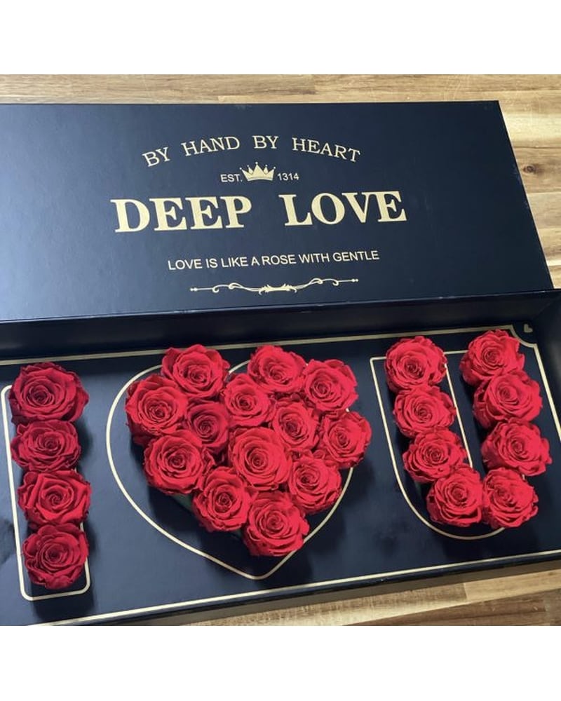 I high quality love you rose box