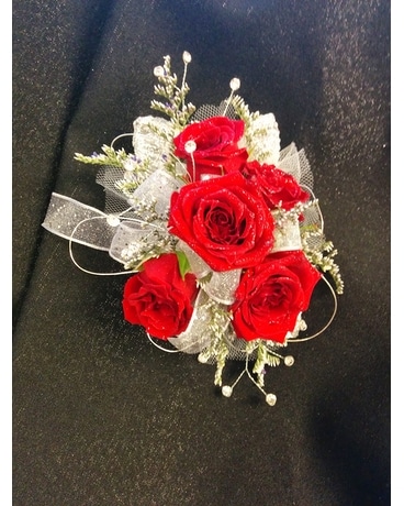 Roses and Sparkles Corsage