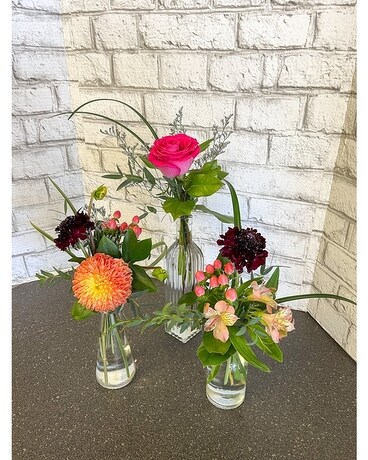 Bud Vase Trio- Seasonal Mix Custom product