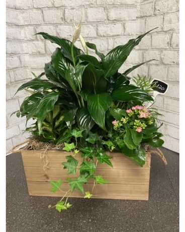 Crate Garden Flower Arrangement
