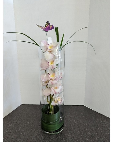 Cymbidium Orchid in a Vase Flowers