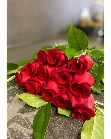 Dozen Long Stemmed Roses Bouquet