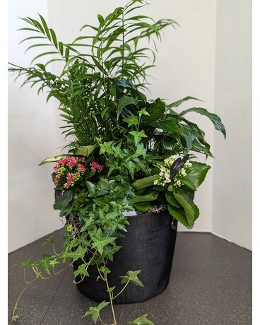 Canvas Bag Planter Garden Flower Arrangement