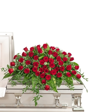 Everlasting Love Casket Spray Funeral Casket Spray Flowers