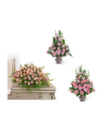 Forever Adored Trio Funeral Arrangement