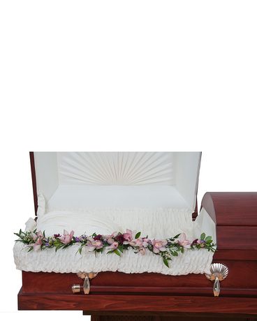 Forever Cherished Garland Funeral Arrangement