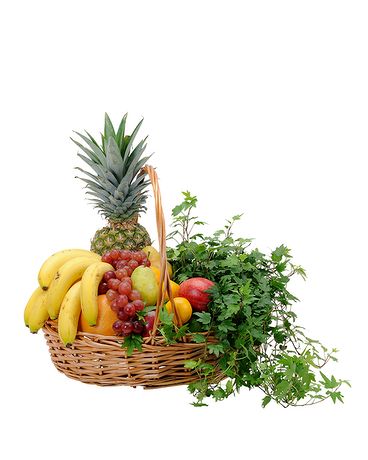 Fabulous Fruit Basket Basket Arrangement