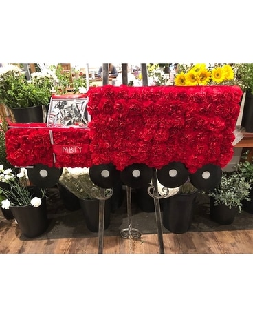 Custom Sympathy Design Flower Arrangement